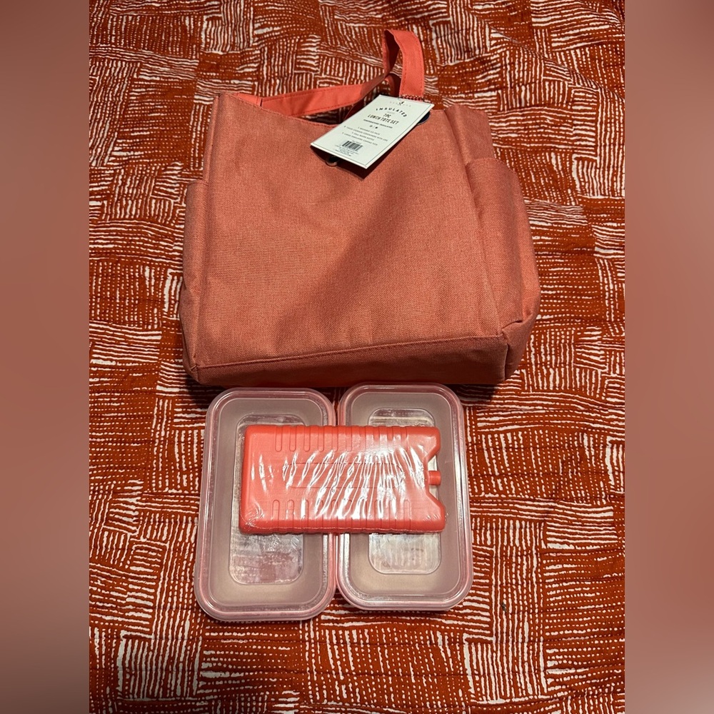 Eco One New Insulated 7pc lunch tote bag
